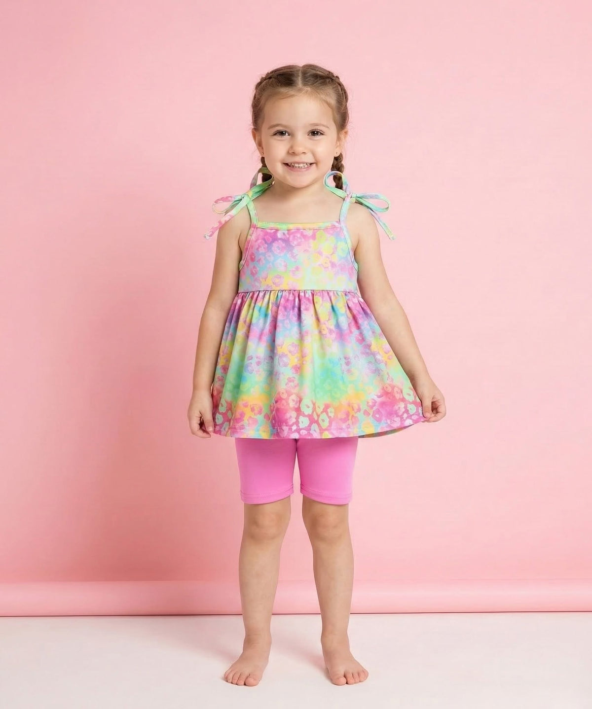 Neon Jungle Shorts Set