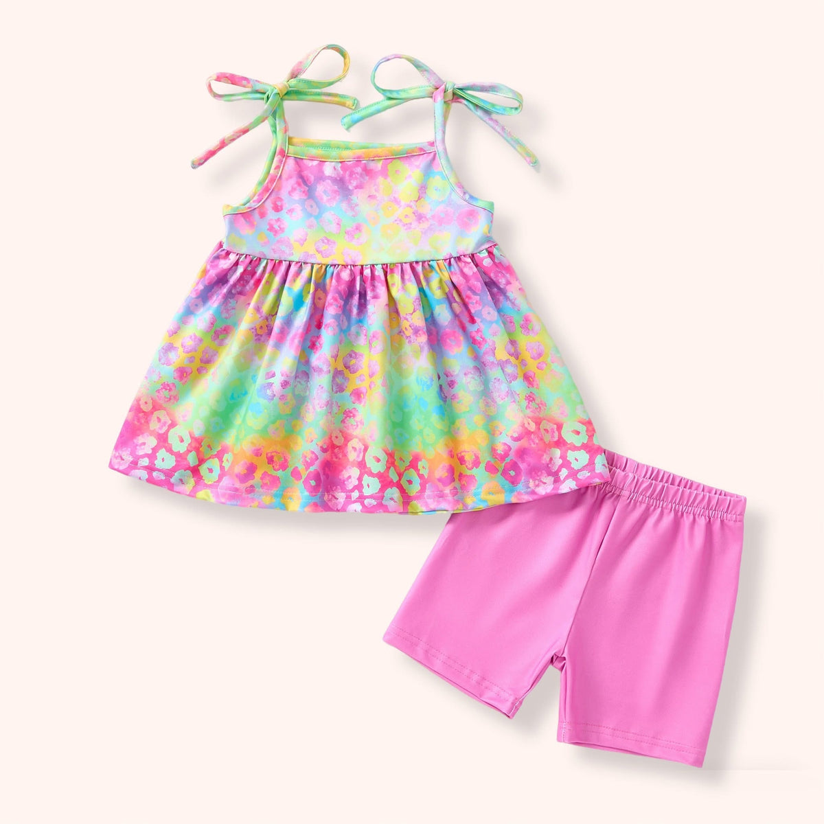 Neon Jungle Shorts Set